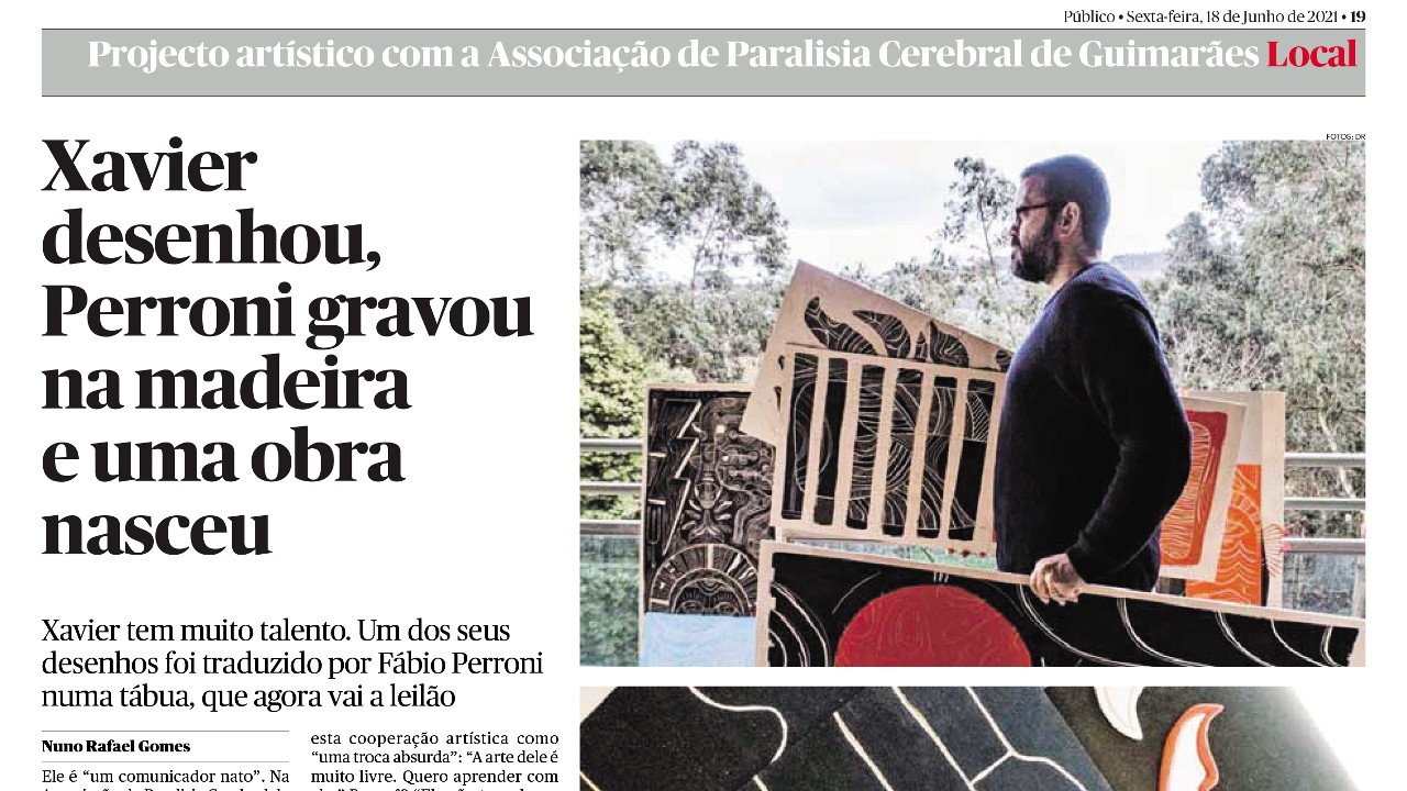 Guimarães: Xavier Fernandes e  Fábio Perroni em “parceria”